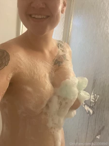 Shower time fun before work