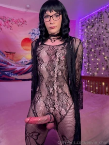 Big cock mommy in bodystocking amp lacy robe - 15 pics part 5