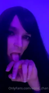 Your goth gf has a surprise for you