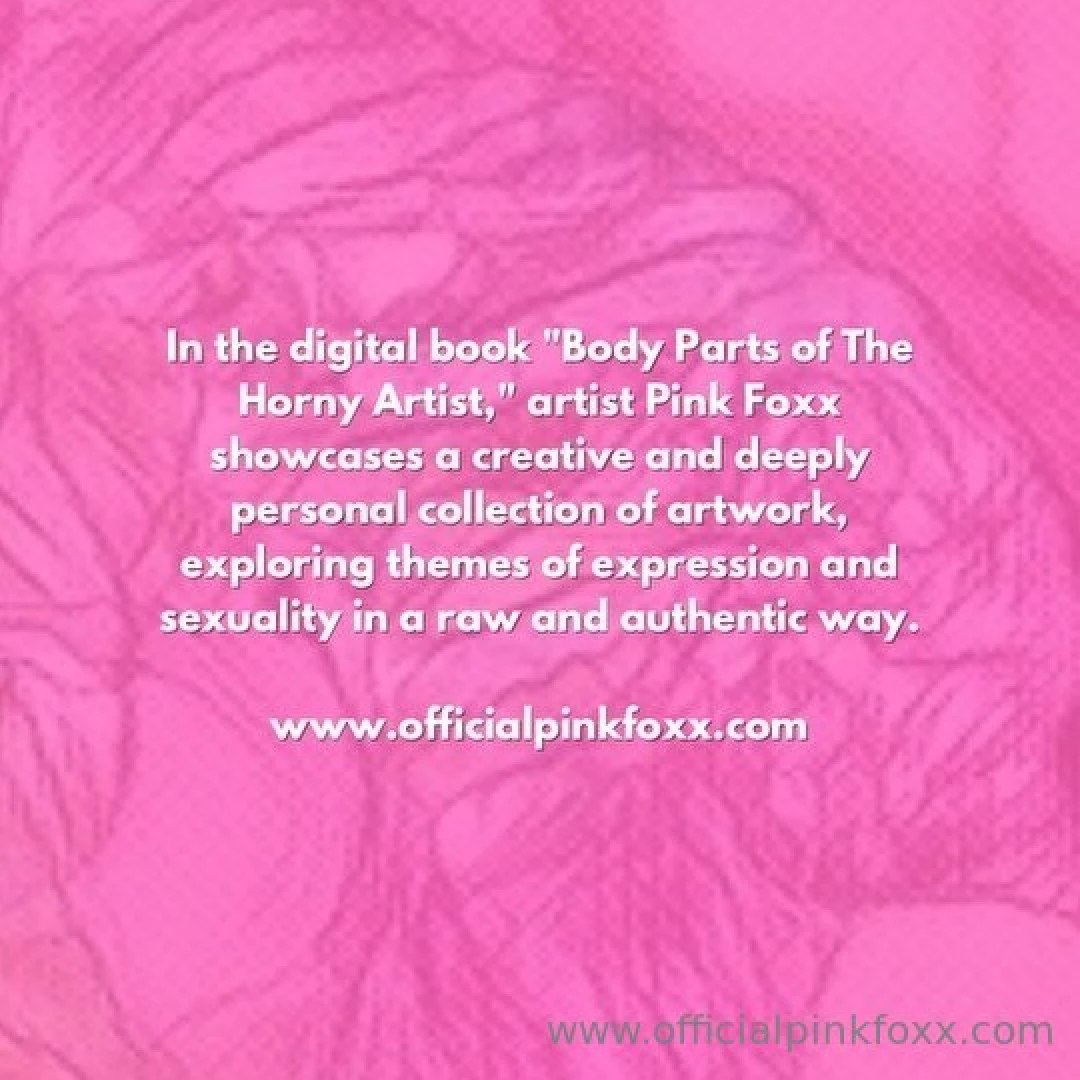 In 7 days i ll be releasing body parts my new digital art book it s a 