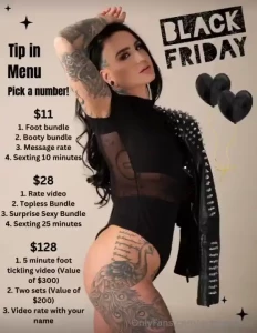 Black friday is here no limits on how many times you tip in tip in 11