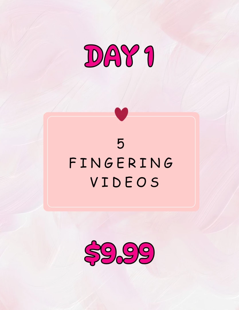 Mati s 7 days of love - day 1 5 fingering videos 