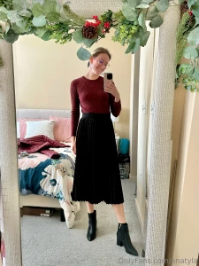 Looked chic in the office today in my new boots that a fan bought for part 2