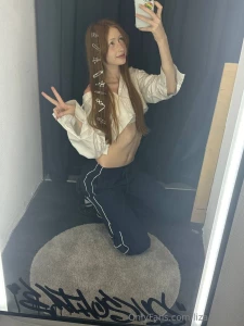 Catching that mirror selfie glow and good vibes only