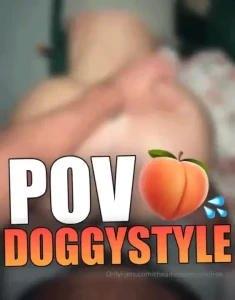 Getting fucked from behind is my fav because while getting pounded i