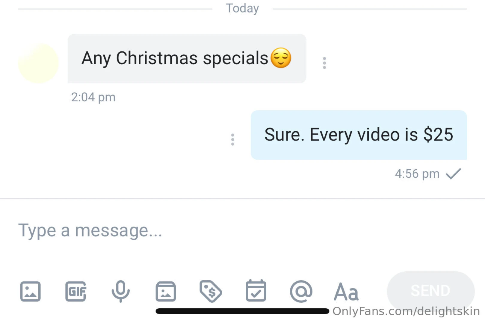 All videos on my main page are 25 til midnight merry christmas 