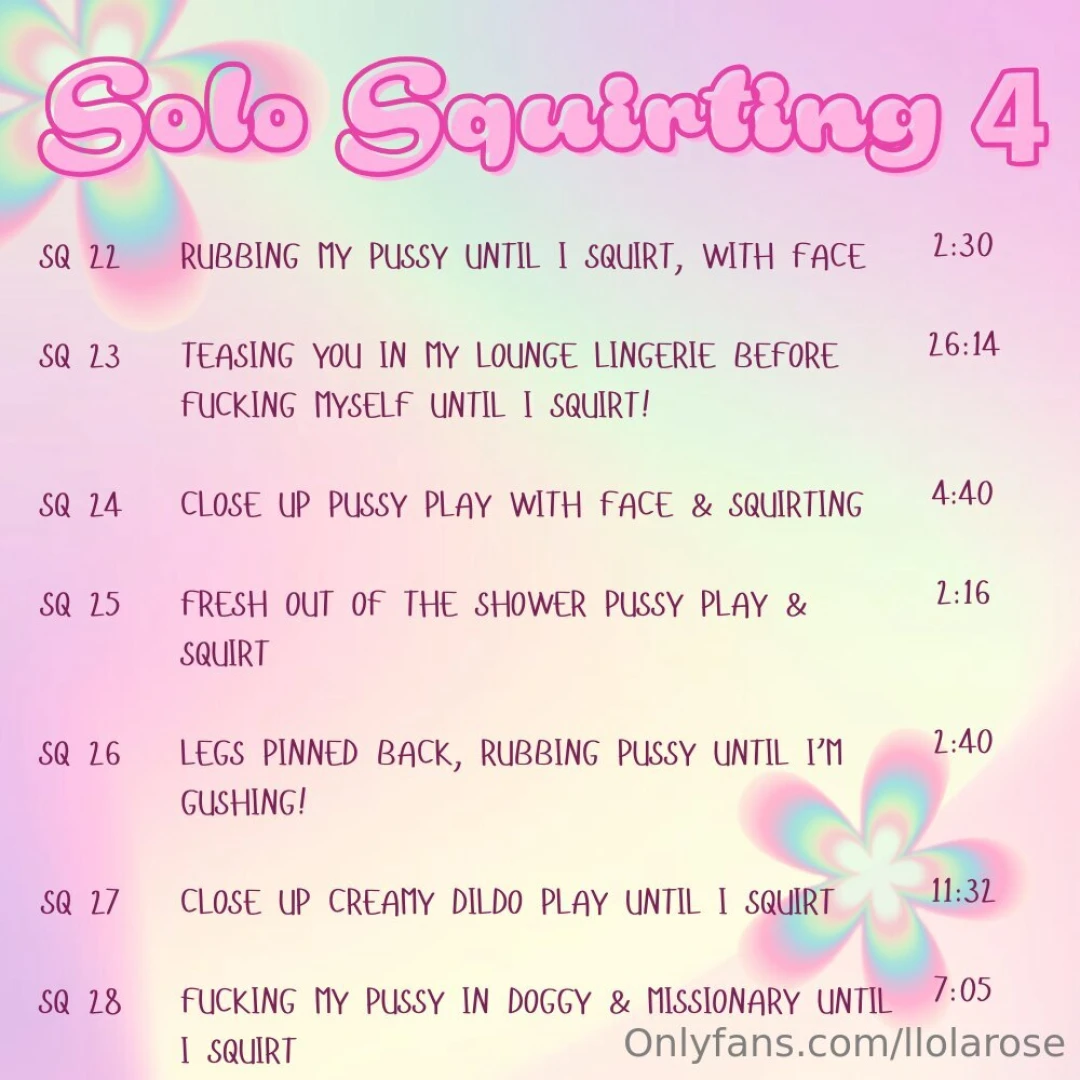 Exclusive sale pick any from these solo bj bg and gg menus with part 1 