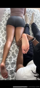 Almost 10 minutes of foot worship from a different angle