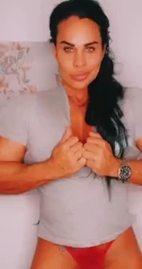 Tearing my shirt i am left to pieces big body muscles breasts and