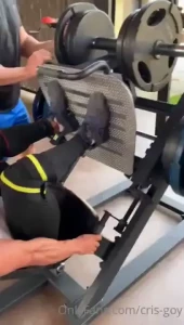 I hope that month you like part of my hard training my legs grew more