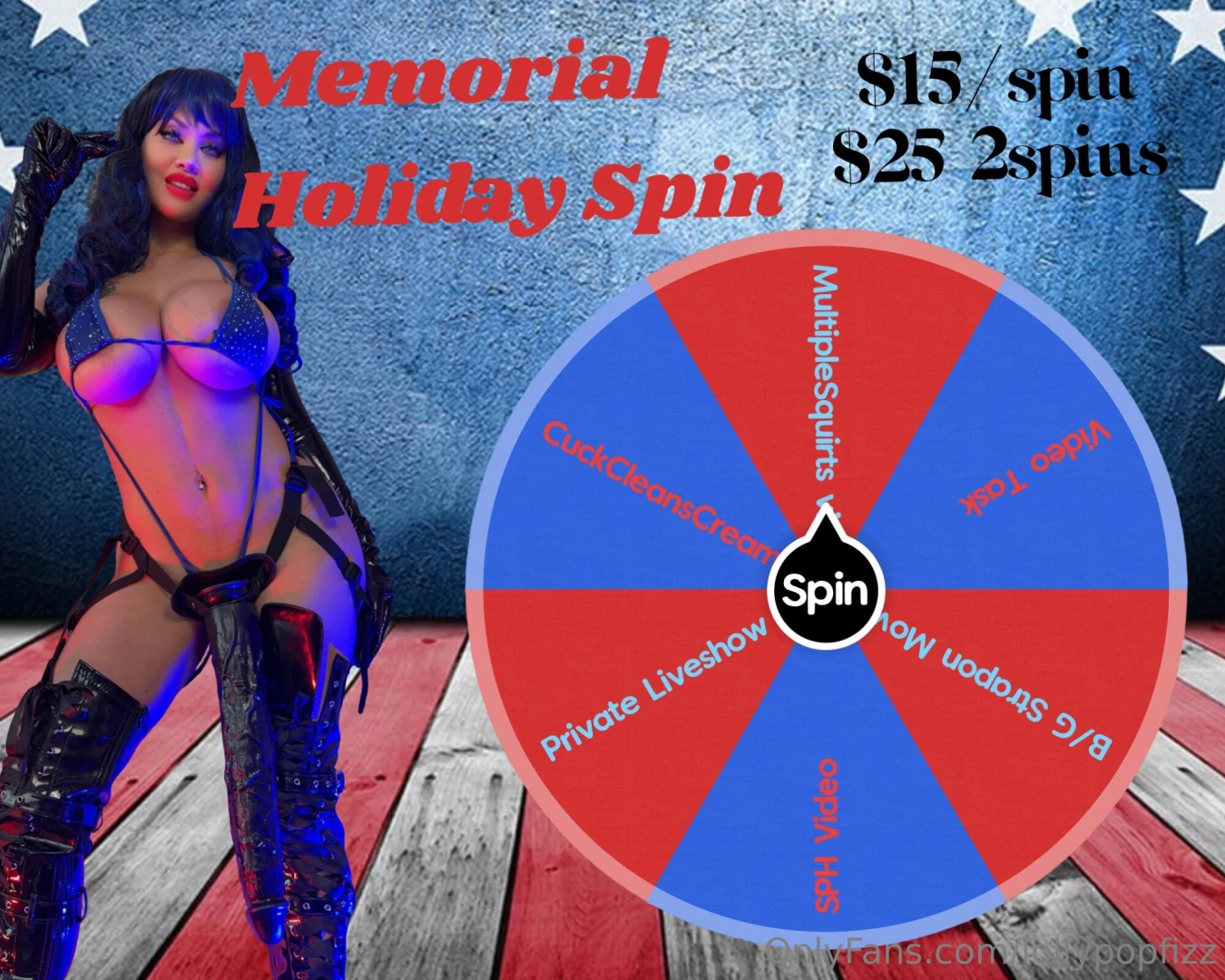 You could win prizes ranging from 250- 50 worth below multiple squirts 