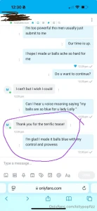 Did you know your gcup mommy mistress lady lolly is sexting addict part 1