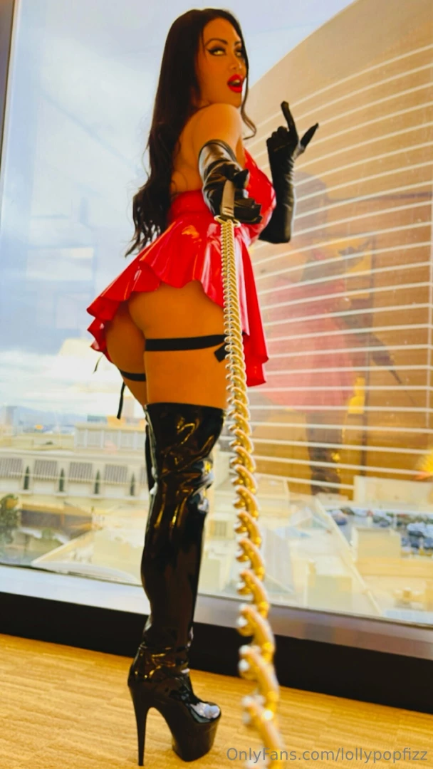 You wish you were at the end of the leash 