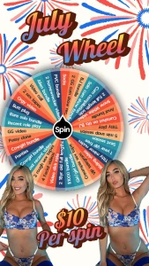 Your july wheel is here more prizes bigger prizes 10 per spin eight