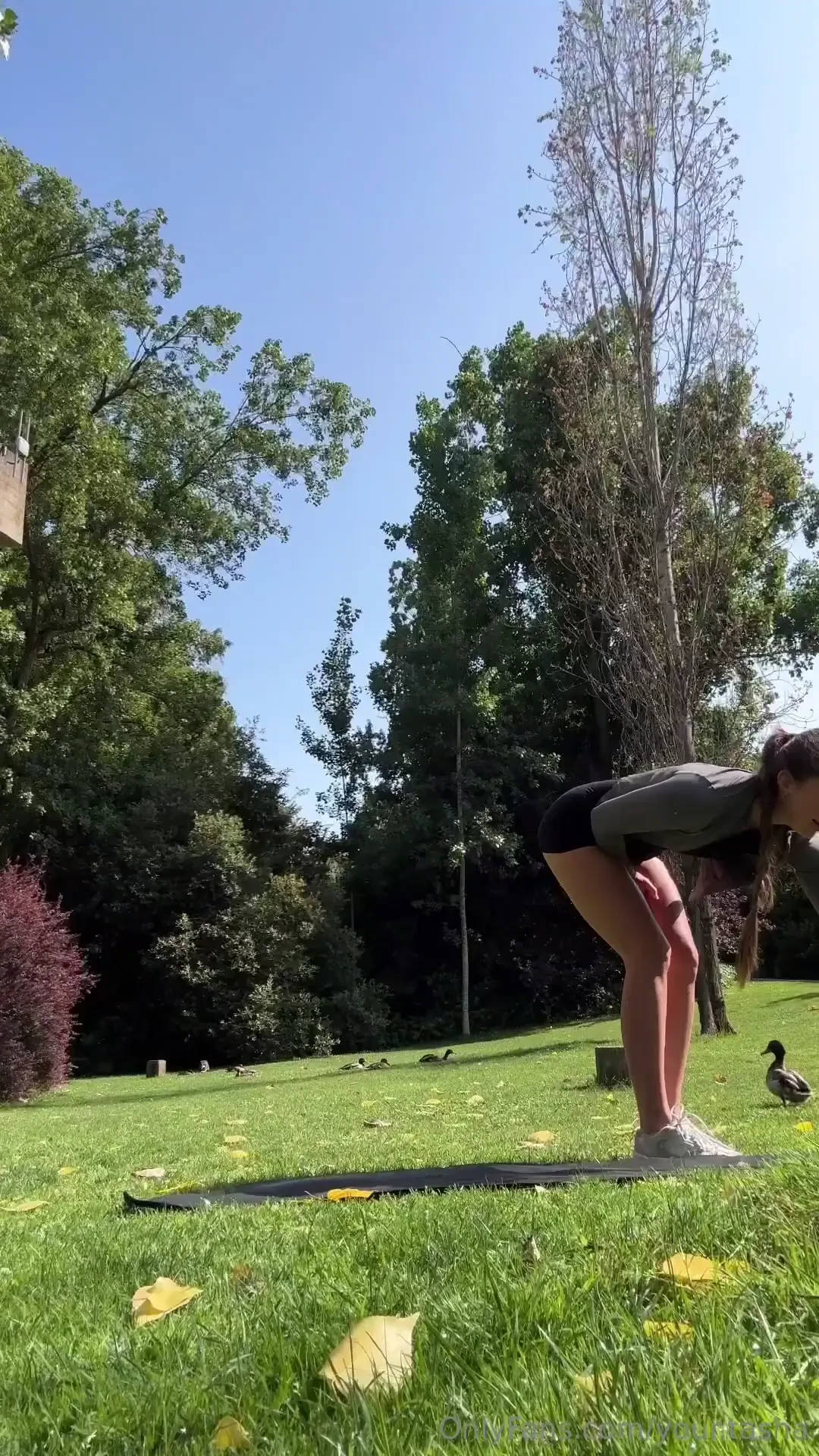 Have you ever tried yoga outdoors imagine fresh air a gentle breeze 