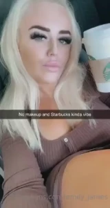 No makeup and starbucks kinda vibe