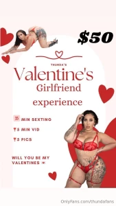 Be my valentine limited spots