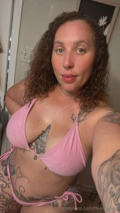 Bikini barely hanging on should i just take it off already