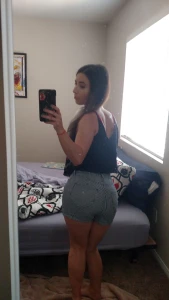 Getting ready this morning in front of the mirror part 1