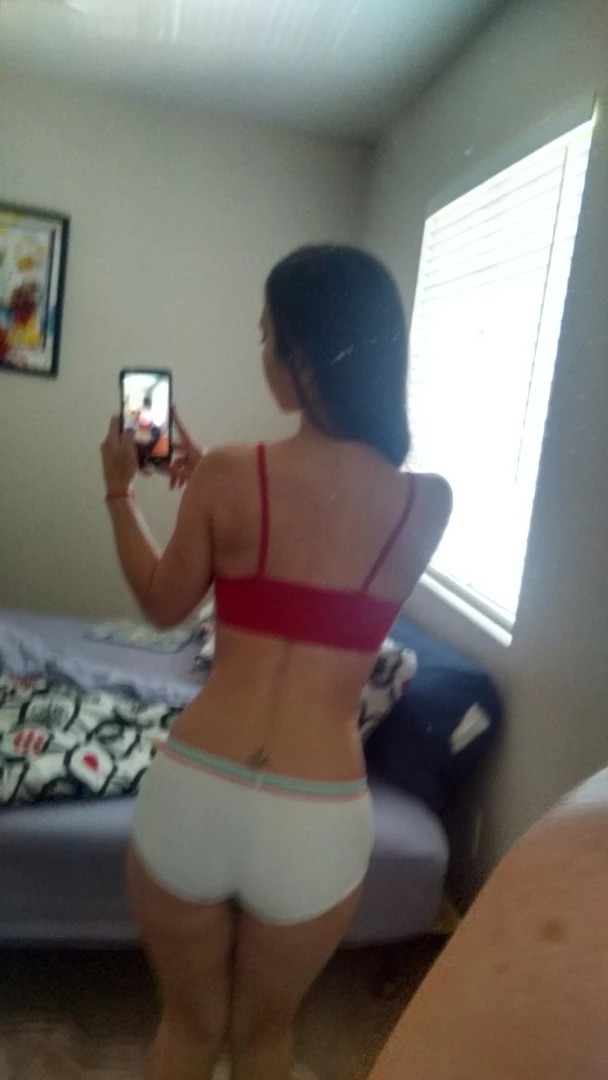 Getting ready this morning in front of the mirror part 3 