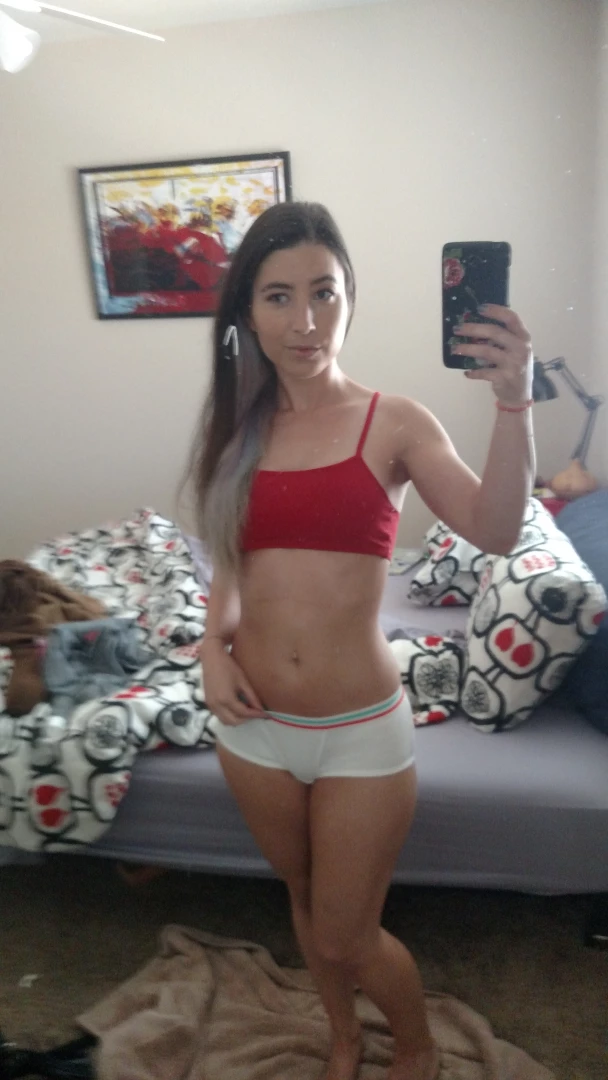 Getting ready this morning in front of the mirror part 4 