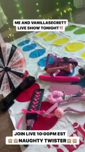 Nuaghty twister game on live tonight toys baby oil lingerie whip cream