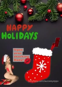 6 open your stocking baby i filled it full of surprises for you today