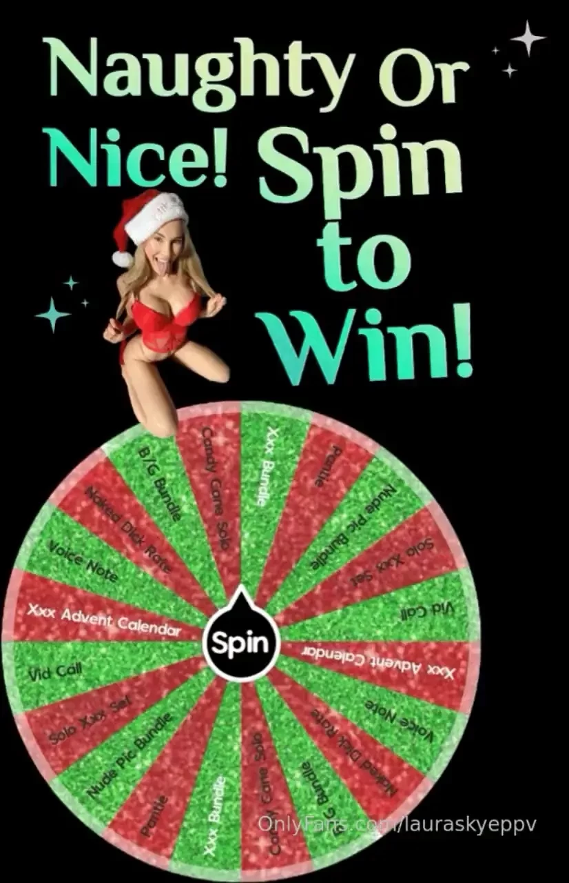 Spin to win win pantie vid call xxx bundle and moreeee max 7 spin per 