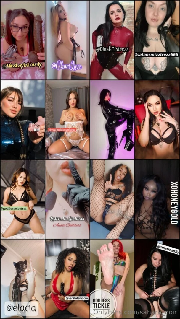 Submit subscribe amp serve the top femdom queens now 24h part 1 