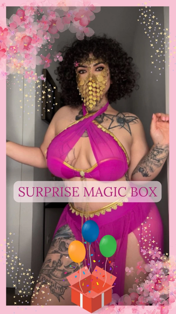 Halloween surprise box tip 25 to reveal a smoking hot video on october 
