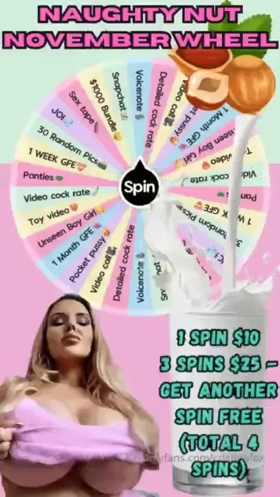 - max 4 spins per fan 