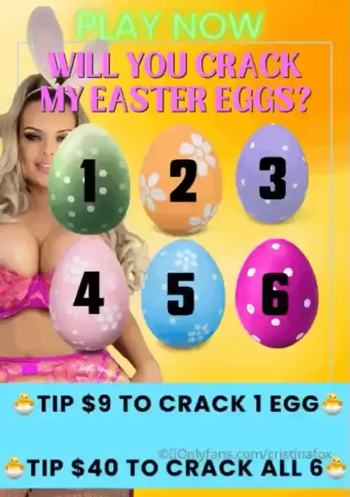 Be a good bunny and get cracking 