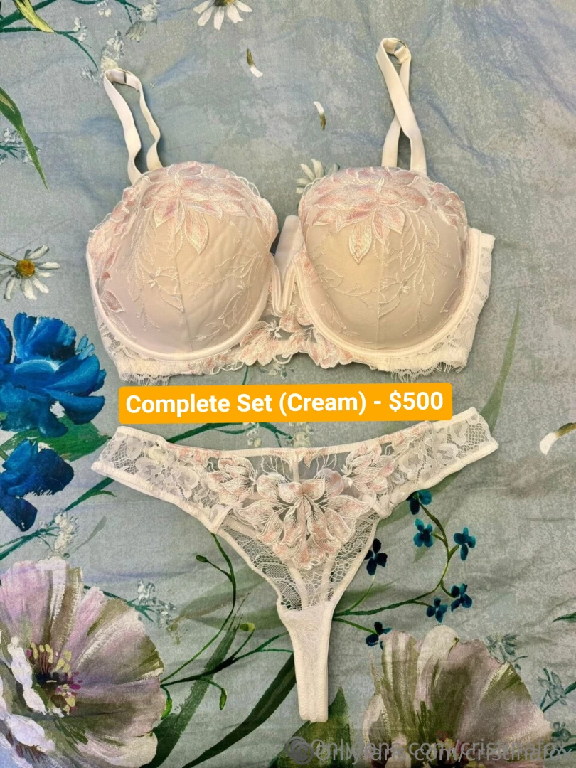 Opening back up bra and panty sets also you can get just panties too 