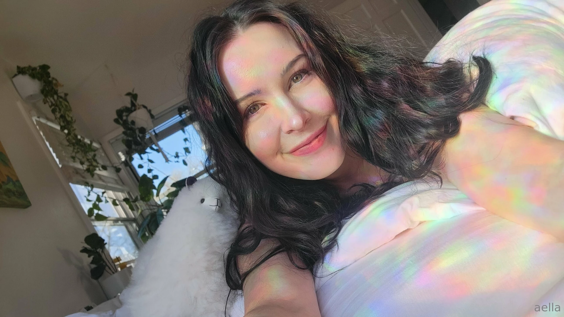 Just hanging out with my plush alpaca waiting for miracles 