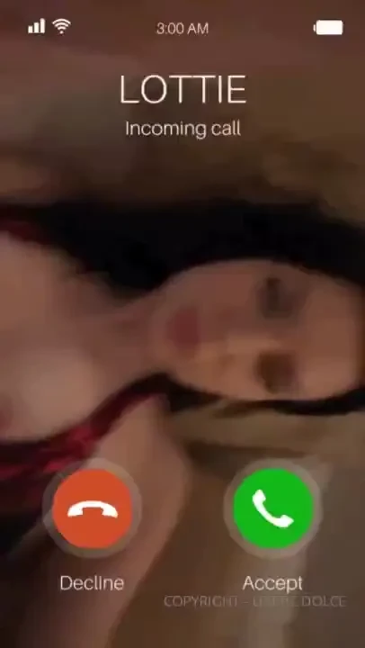 Call me baby will accept 2 video calls for friday i haven t done a 