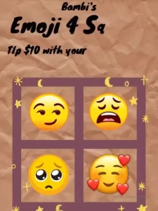 Emoji 4 square brand new game brand new prizes just tip 10 with your