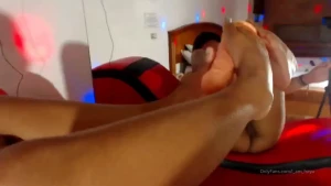 Up-close views of my feet deep penetration and non-stop pleasure don t