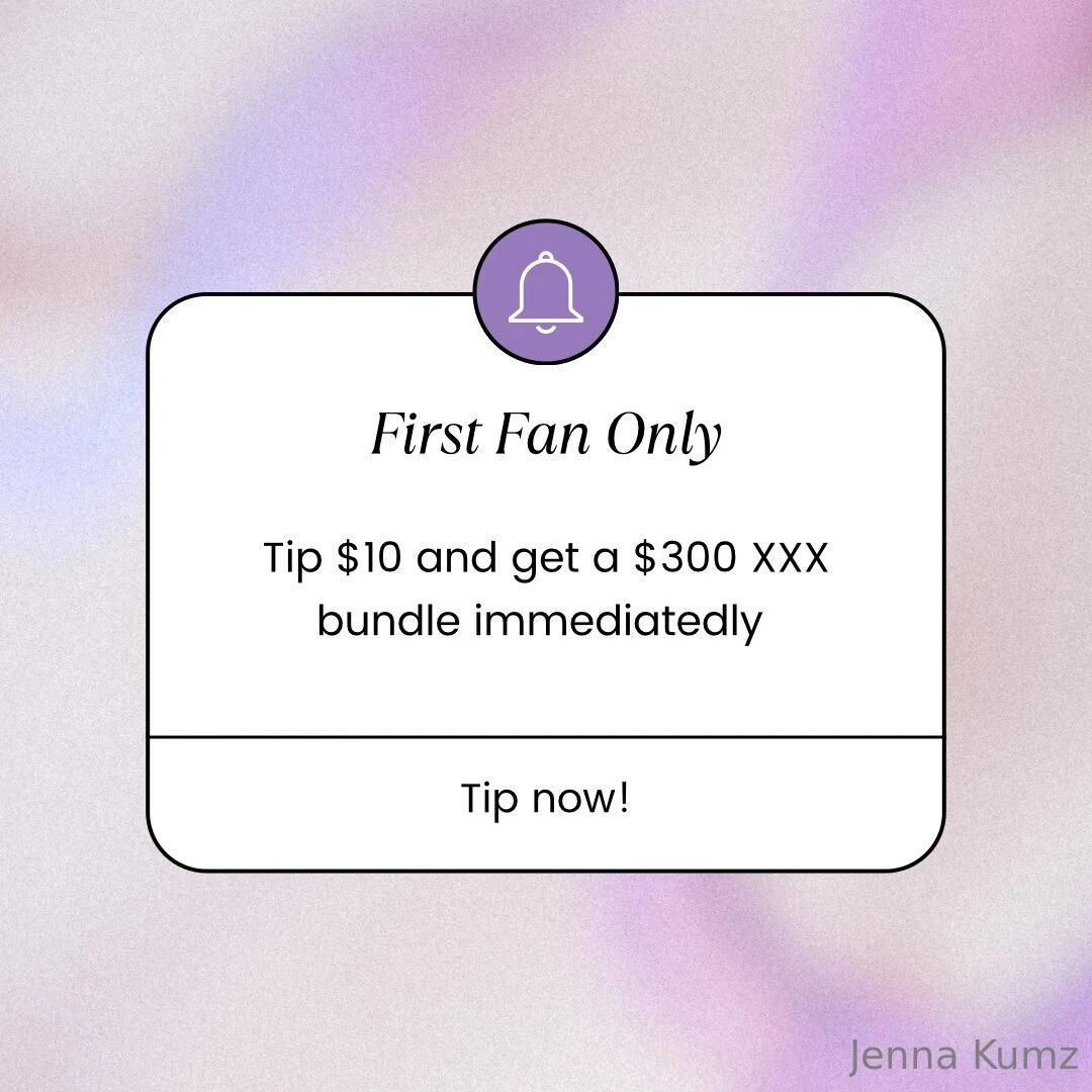 First fan only tip to claim now part 6 