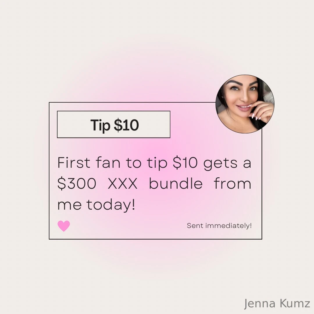 First fan to tip 10 gets 300 worth of content part 22 