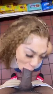 Ate dick at the corner store