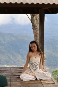 I sat in lotus pose this morning surrounded by incense and birdsong