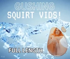 20 mins of squirting for the love of god babe i am warning you now