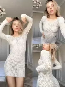 How do you like this mesh dress would you like to find yourself in