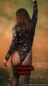 Happy halloween fyp milf mum mom wife smoke fishnets boots