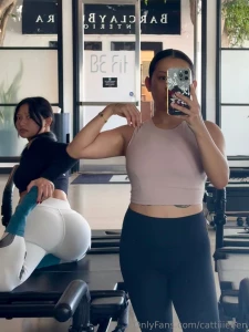 My sister capturing my post pilates booty shots nbsp