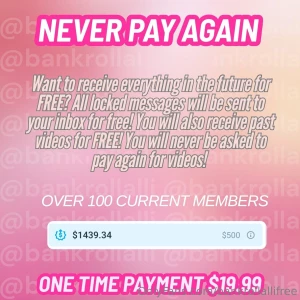 Want to receive everything in the future for locked messages will be part 3