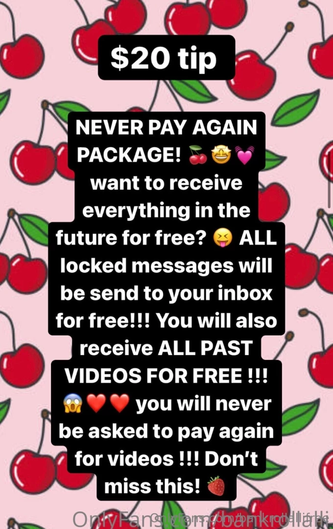 Want to receive everything in the future for locked messages will be 