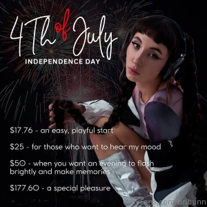 Liberty amp lingerie ready to explode those holiday fireworks with me