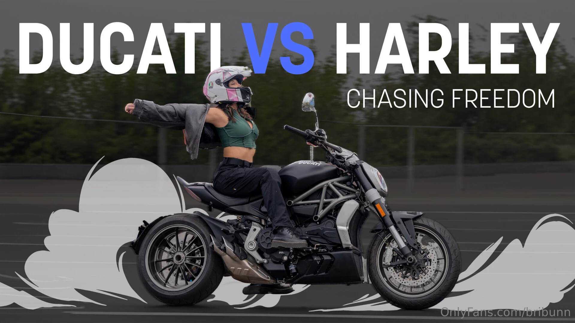 Yay a new video is up on my oftv channel ducati vs harley chasing 