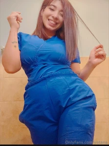 Do you think blue scrubs suit me